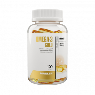 Maxler Omega-3 Gold, 120 капсул