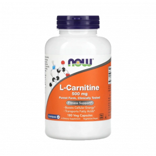 NOW L-Carnitine 500 mg, 180 капсул