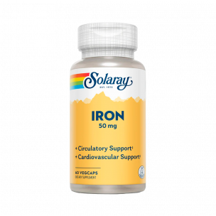 Solaray Iron 50 mg, 60 капсул