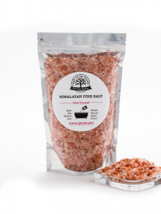 EPSOM.PRO Крупная розовая гималайская соль Pink Crystal, 1000 гр