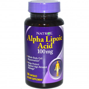 Natrol Alpha Lipoic Acid 100 mg, 100 капс