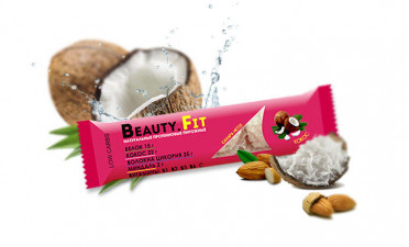 BeautyFit Натуральные низкоуглеводные пирожные с протеином, 75 г