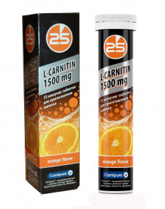 25-й час L-Carnitin 1500 mg, 15 таб