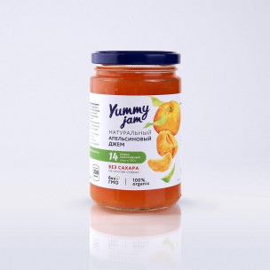 YummyJam Низкокалорийные джемы Isomalto Yammy Jam, 330 г