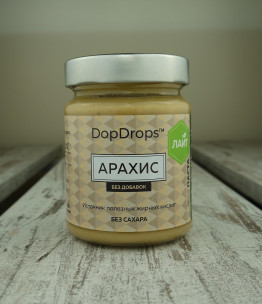 Dop Drops Паста Арахисовая ЛАЙТ без добавок, 265 г