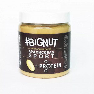 Goodtraditions #BIGNUT Арахисовая паста &quot;Спорт&quot; с протеином, 500 г