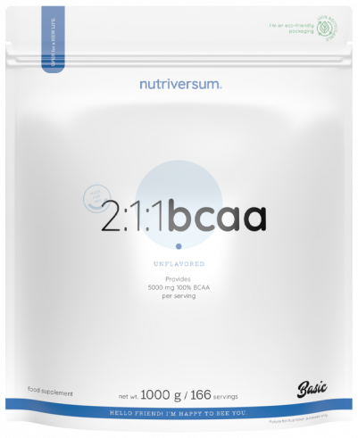 Nutriversum BCAA 2:1:1, БЦАА 2:1:1, 1000 грамм
