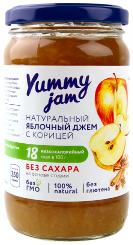 YummyJam Низкокалорийные джемы Yammy Jam, 350 грамм