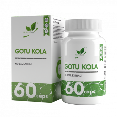 Natural Supp Gotu Kola, 60 капсул