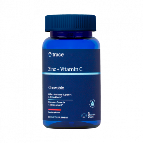 Trace Minerals Zinc + Vitamin C Chewable, 60 таблеток