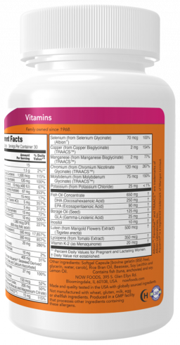 NOW Prenatal Gels+DHA, 180 капсул