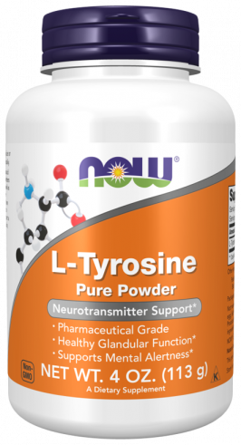 NOW L-Tyrosine, 113 грамм