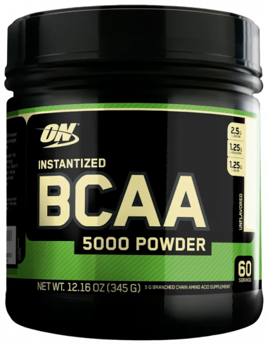 Optimum Nutrition ON - Instantized BCAA 5000 Powder, ОН - БЦАА 5000 Паудер (быстрорастворимый), 345 грамм