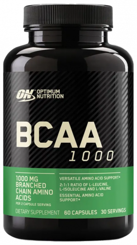 Optimum Nutrition ON - BCAA 1000 Caps, ОН - БЦАА 1000 Капс, 60 капсул