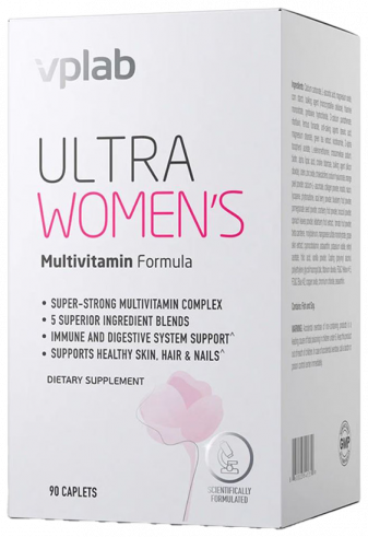 VP Laboratory Ultra Women's Multivitamin Formula, Ультра Вуменс Мультивитамин Формула, 90 капсул