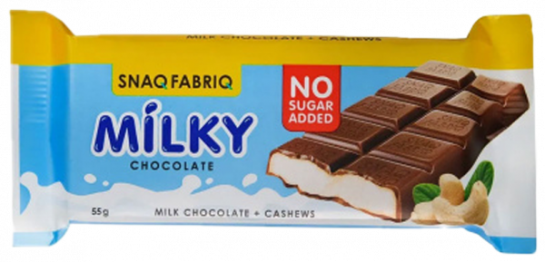 Snaq Fabriq Milky Chocolate, 55 грамм