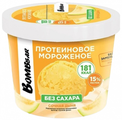 Bombbar Мороженое протеиновое без сахара, 150 грамм