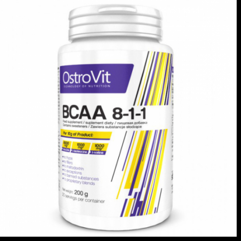 OstroVit BCAA 8-1-1, 200 гр.