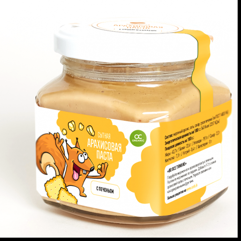 Organic Паста Арахисовая &quot;Сытная&quot;, 400 г