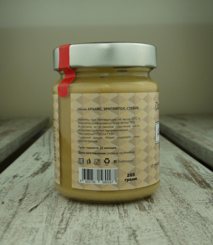 Dop Drops Паста Арахисовая ЛАЙТ без добавок, 265 г