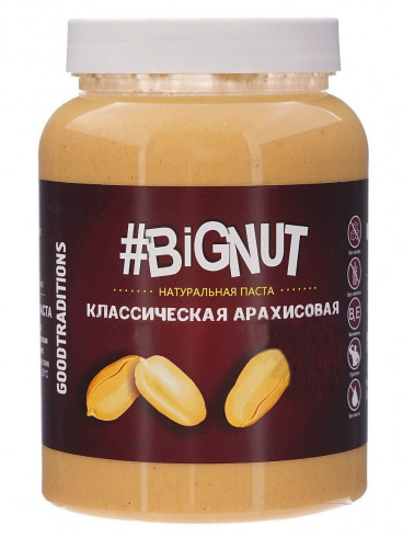 Goodtraditions #BIGNUT Арахисовая паста Классическая, 1000 г