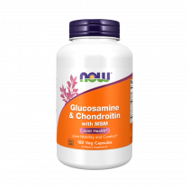 NOW Glucosamine &amp; Chondroitin with MSM, 180 капсул