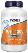 NOW Neptune Krill 1000, Нептун Криль 1000, 120 капсул