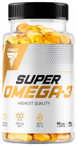 Trec Nutrition Super Omega-3, Натуральные жирные кислоты омега-3, 60 капсул
