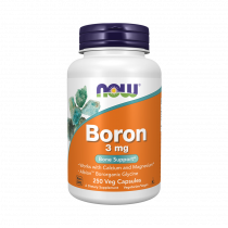 NOW Boron 3 mg, 250 капсул