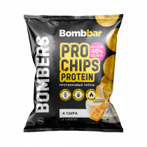 Bombbar Чипсы протеиновые цельнозерновые PRO, 50 грамм