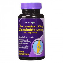 Natrol Glucosamine 1500 mg Chondroitin 1200 mg, 60 таб
